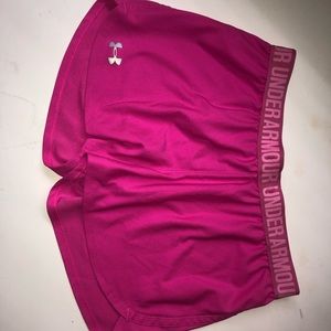 Hot Pink Under Armour Shorts